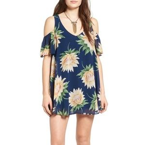 🆕Show Me Your MuMu│Birdie Ruffle Cold Shoulder Dress